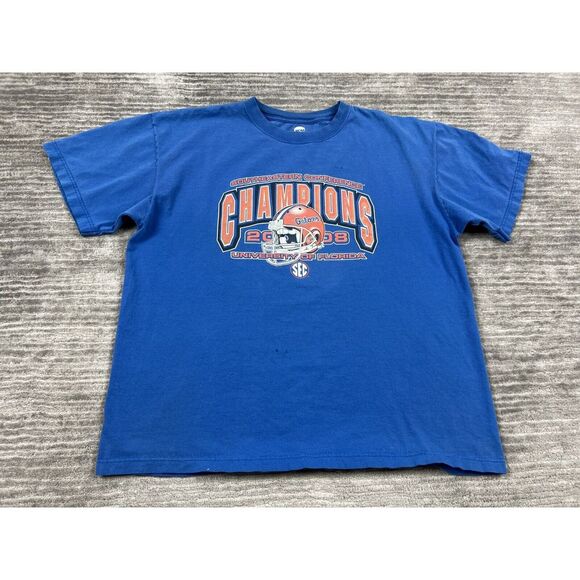 University‎ of Florida Gators NCAA by Ka Shirt Mens XL Blue Short Sleeve 2008 - Picture 1 of 12